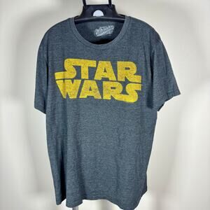 Old Navy Collectibles Star Wars Gray & Gold t-Shirt Men's Size Large